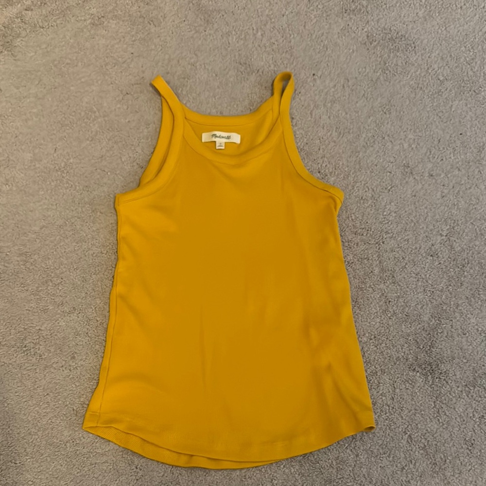 NWT Madewell 90’s Supima Rib Sleeveless Tank Top